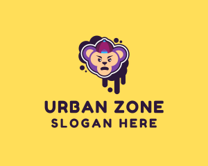 Urban Monkey Graffiti  logo design