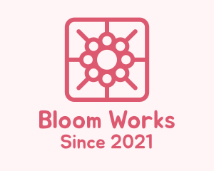 Flower Mobile App logo design