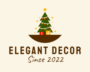 Christmas Tree Sparkle  logo design