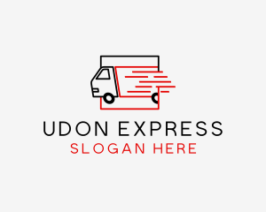 Express Logistics Truck logo design