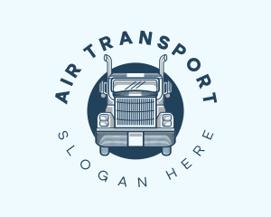 Truck Logistics Transportation logo design