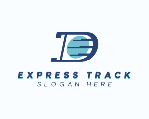 Logistics Courier Letter D Logo