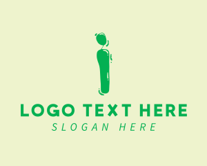 Letter - Liquid Soda Letter I logo design