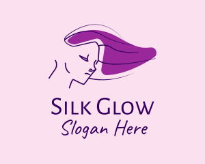 Purple Hair Lady  logo