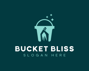 Bucket Disinfection Cleaner logo design