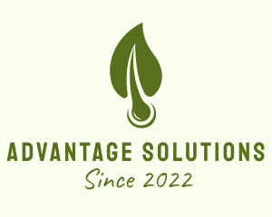 Organic Hair Treatment logo design