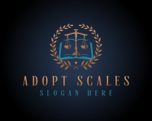 Legal Justice Scale logo design