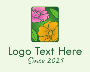 Gradient Spring Flower  logo