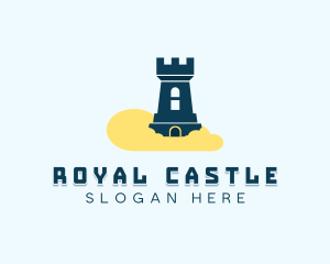 Cloud Castle Tower logo design