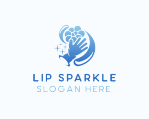 Sparkling Hand Housekeeping logo design