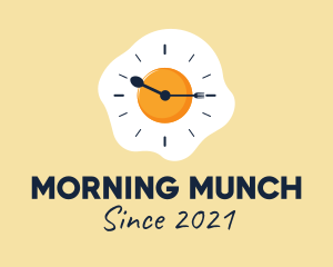 Sunny Side Up Clock  logo design