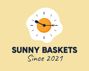 Sunny Side Up Clock  logo design