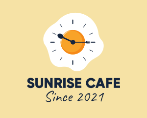 Sunny Side Up Clock  logo design