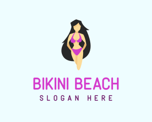 Sexy Lingerie Woman logo design