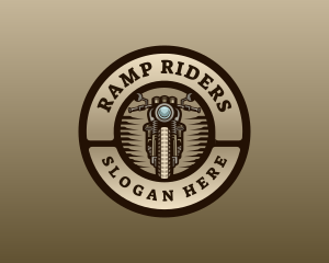 Motorcycle Rider Touring logo design