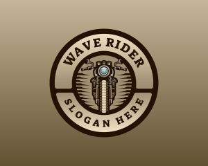 Motorcycle Rider Touring logo design