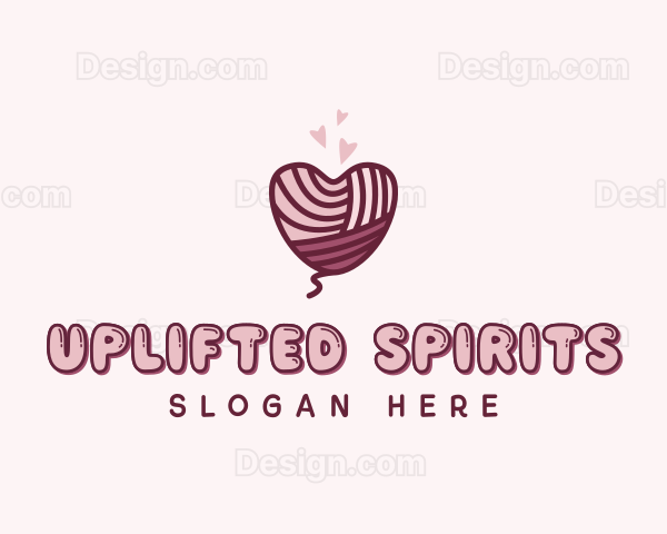 Heart Knitting Yarn Logo