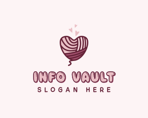 Heart Knitting Yarn Logo