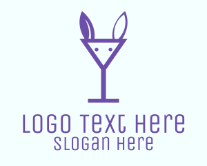 Rabbit Martini Glass logo