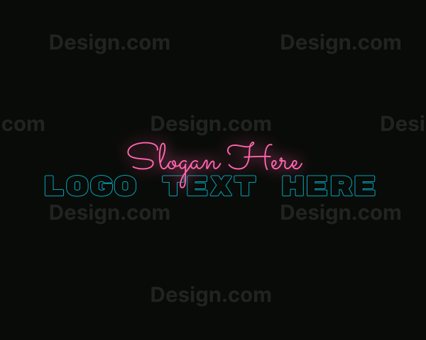 Party Club Signature Wordmark Logo