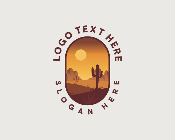 Desert logo example 3