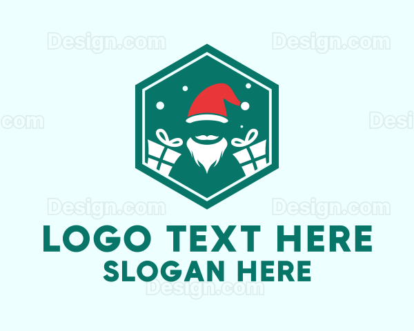 Christmas Santa Claus Logo