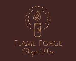 Candle Light Gift logo design