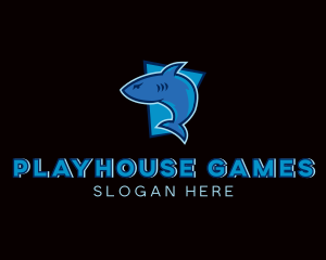 Shark Gaming Fish logo design