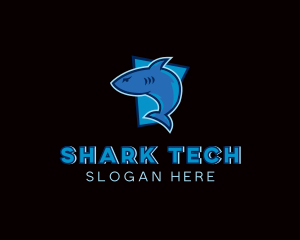 Shark Gaming Fish logo design