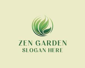 Botanical Leaf Spa logo design