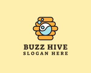 Honey Beehive Laundry logo design