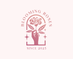 Rose Flower Boutique logo design