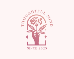 Rose Flower Boutique logo design