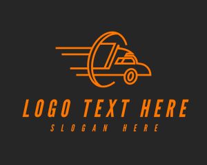 Orange Trucking Business logo