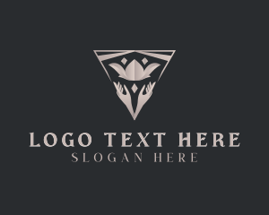 Luxury Flower Arrangement Crown  logo