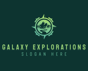 Trekking Navigation Travel logo design