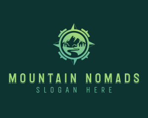 Trekking Navigation Travel logo design