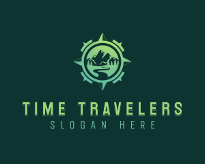 Trekking Navigation Travel logo design