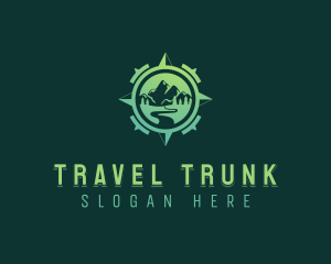 Trekking Navigation Travel logo design