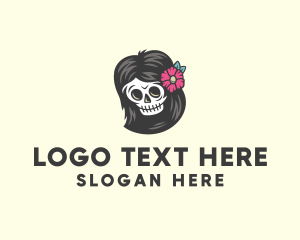 Daisy Skull Lady logo