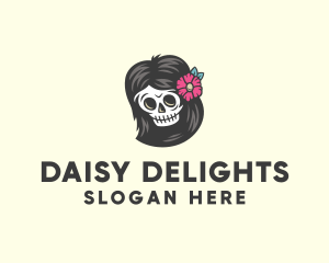 Daisy Skull Lady logo