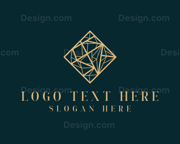 Luxury Geometric Diamond Logo