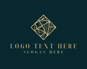 Luxury Geometric Diamond Logo