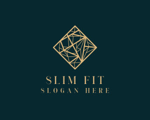 Luxury Geometric Diamond logo