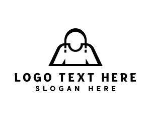 Shirt Bag Shopping logo