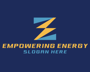 Lightning Energy Bolt logo design