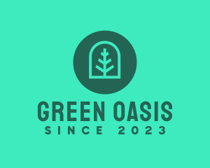 Simple Green Tree logo design