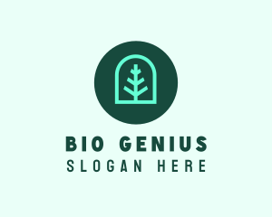 Simple Green Tree logo design