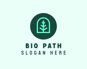 Simple Green Tree logo design