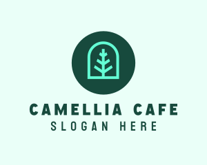 Simple Green Tree logo design